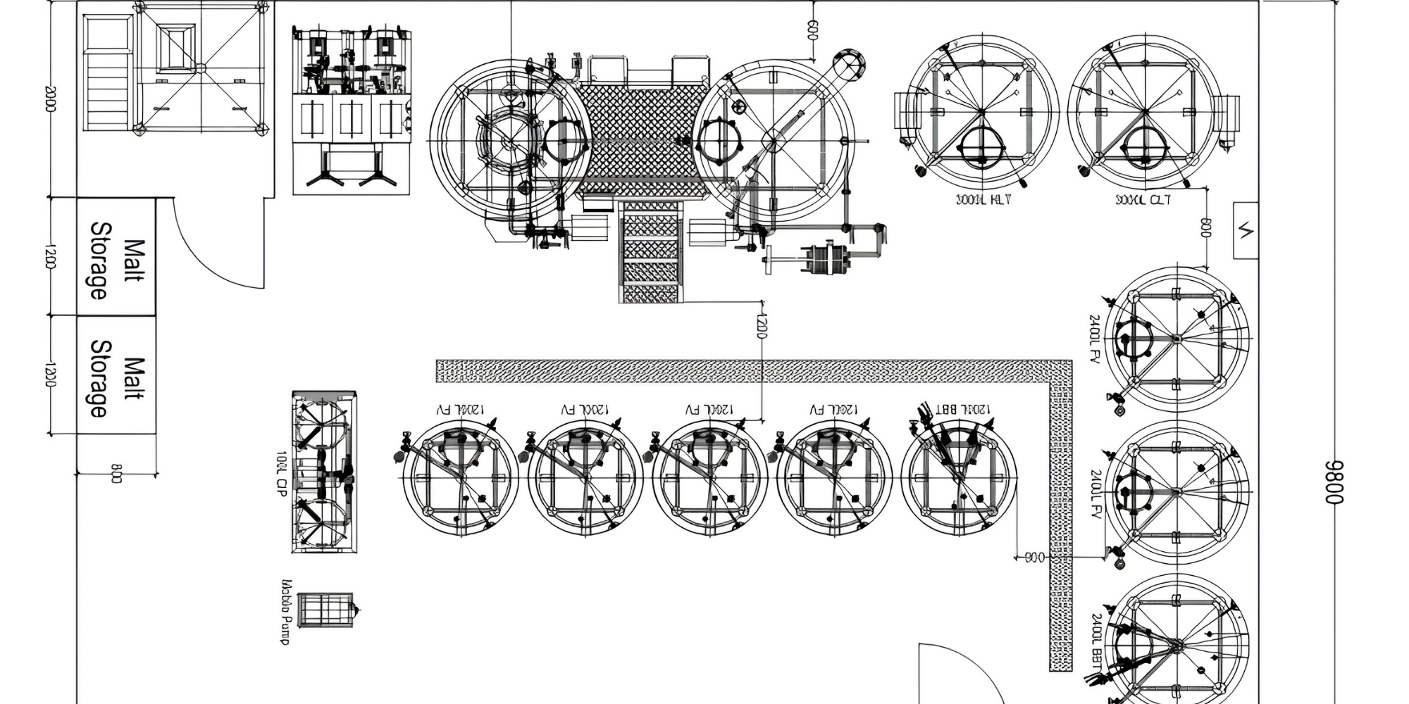 Brewery Equipment Dimensions: A Free Sizing Resource